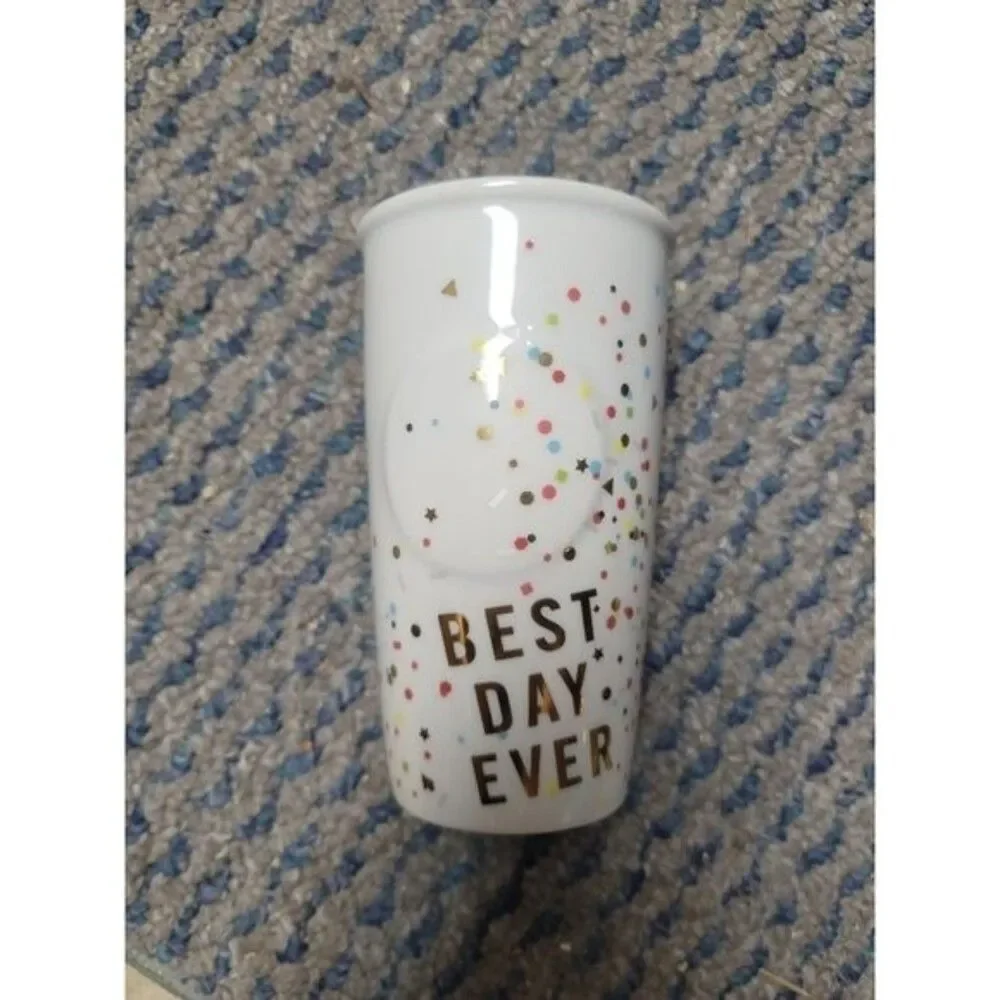 Starbucks confetti ceramic mug best day ever 2015 edition - 10oz - Picture 1 of 5